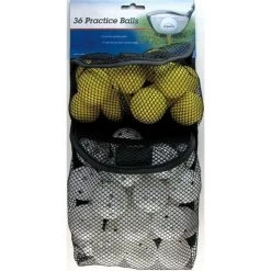 Intech 36-Pack Practice Golf Balls (24 With Holes, 12 Foam)