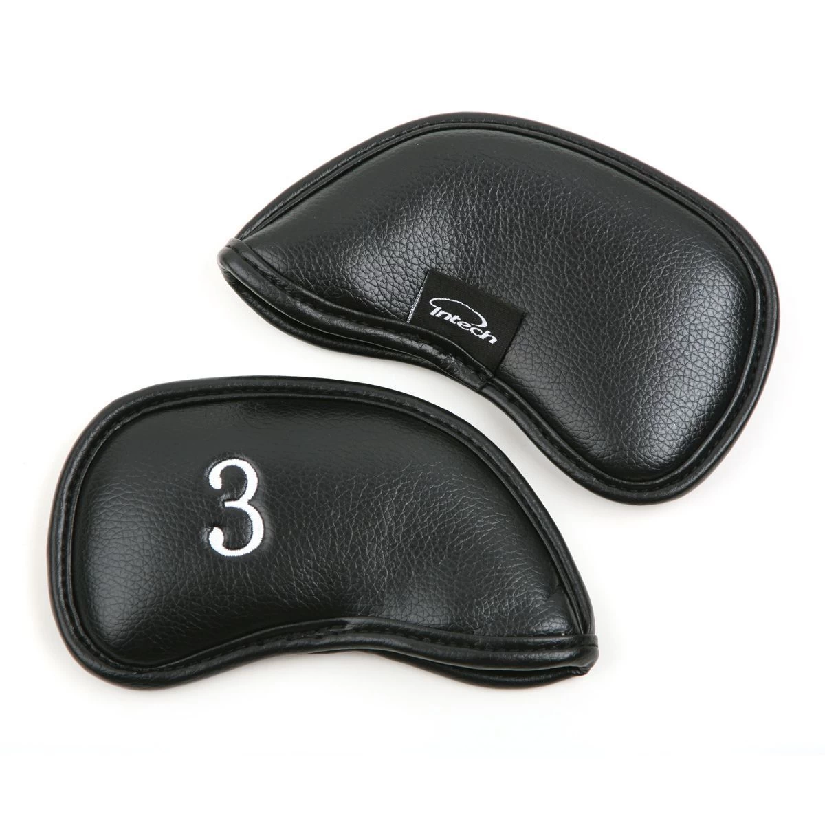 Intech 12-Piece Thick Synthetic Leather Golf Iron Headcover Set With Magnetic Closure